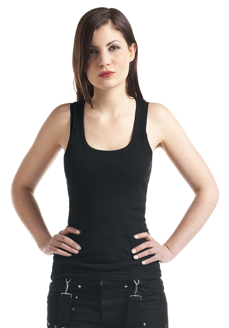 Top  de Urban Classics - Débardeur Dos Nageur - XS à XL - pour Femme - noir - Urban Classics - View 2