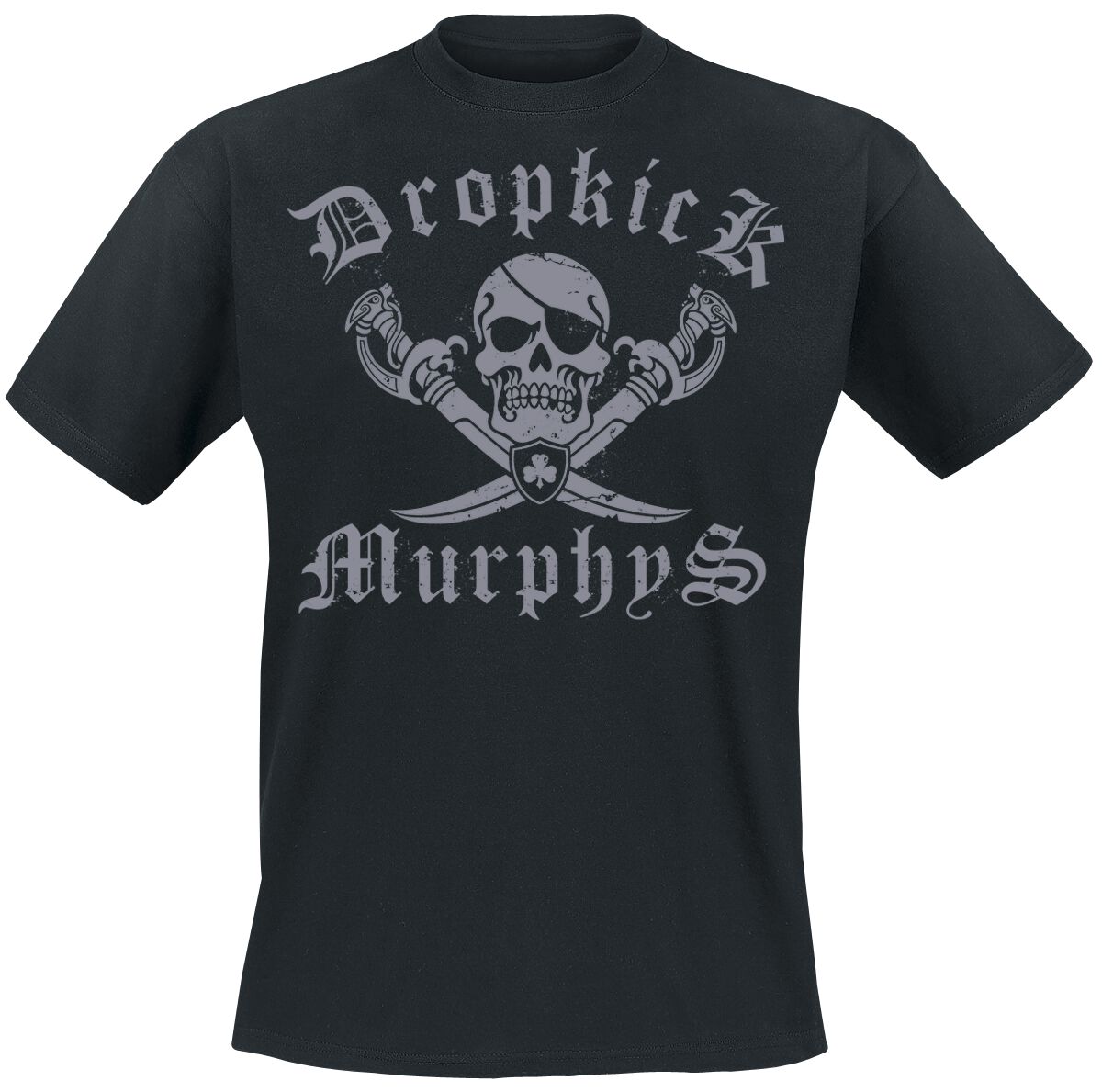 T-Shirt Manches courtes  de Dropkick Murphys - Jolly Roger - M à XXL - pour Homme - noir - Dropkick Murphys