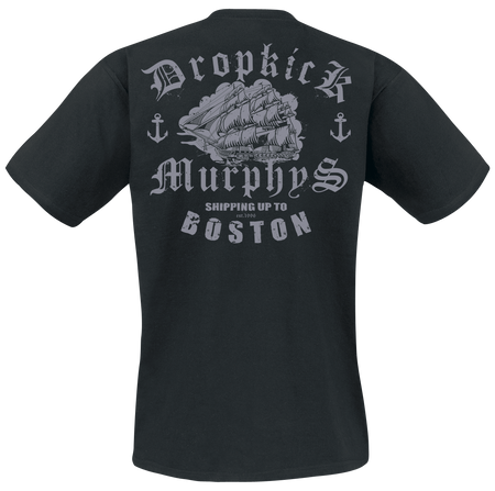 T-Shirt Manches courtes  de Dropkick Murphys - Jolly Roger - M à XXL - pour Homme - noir - Dropkick Murphys - View 2