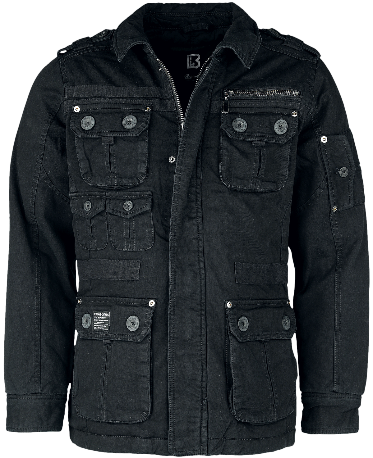 Veste d'hiver  de Brandit - Platinum Vintage - S à 5XL - pour Homme - noir - Brandit - View 2