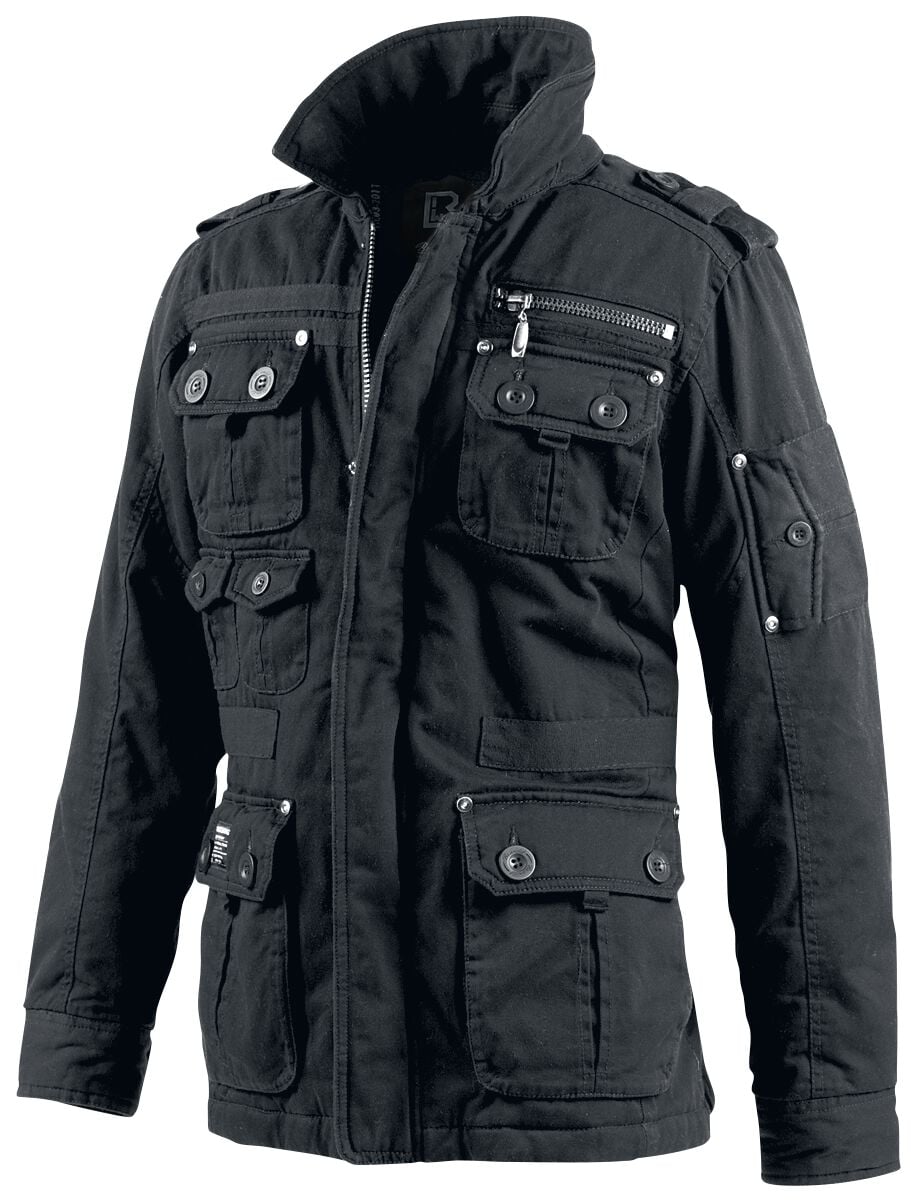 Manteau d'hiver  de Brandit - Platinum Vintage - S à 3XL - pour Homme - noir - Brandit