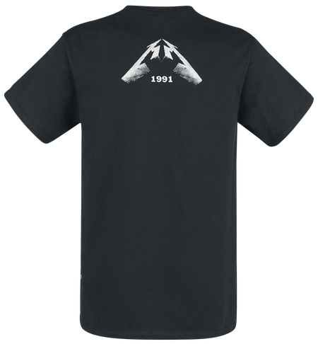 T-Shirt Manches courtes  de Metallica - Black Album Faded - S à XXL - pour Homme - noir - metallica - View 2