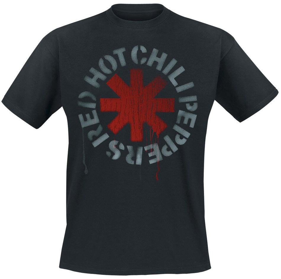 T-Shirt Manches courtes  de Red Hot Chili Peppers - Stencil Black - S à 5XL - pour Homme - noir - Red Hot Chili Peppers