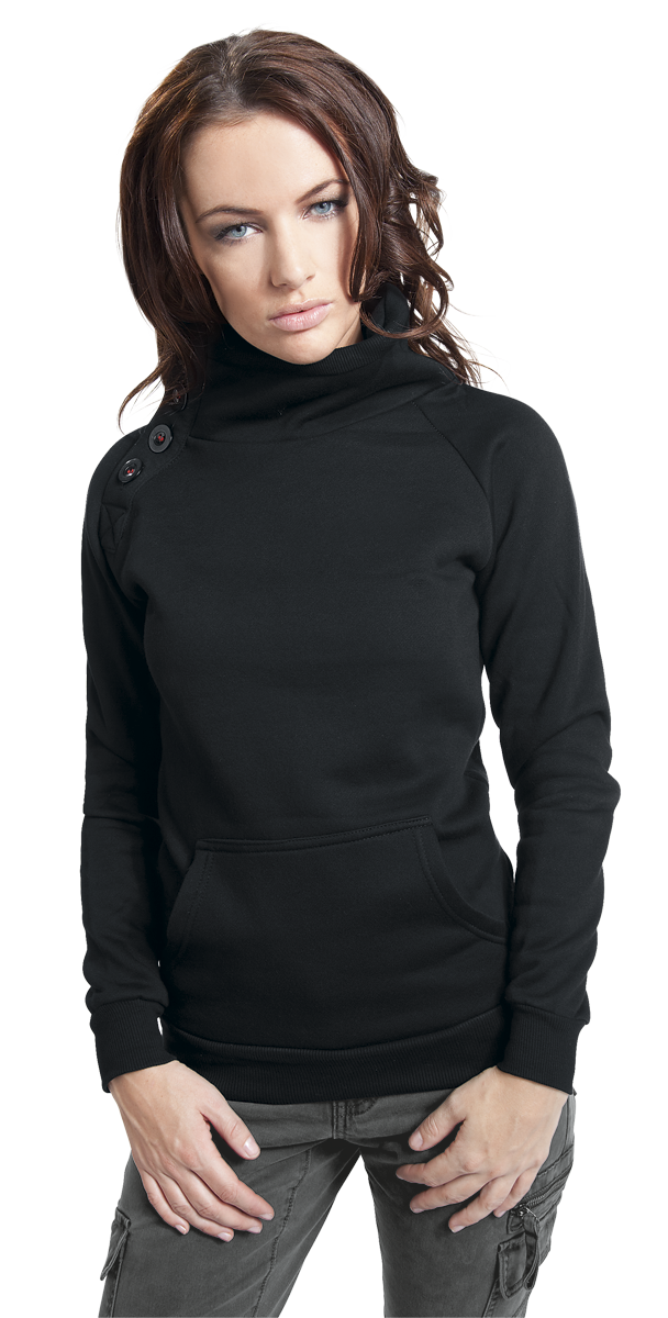 Sweat-shirt  de RED by EMP - Sideways - S à XL - pour Femme - noir - RED by EMP - View 2