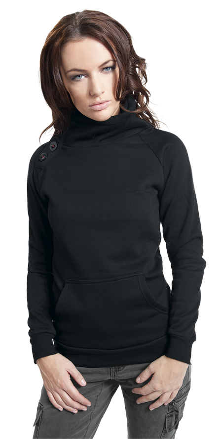 Sweat-shirt  de RED by EMP - Sideways - S à XL - pour Femme - noir - RED by EMP - View 2