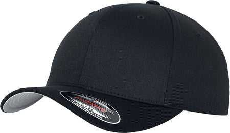 Casquette  de Flexfit - Wooly Combed - pour Unisexe - noir - Flexfit