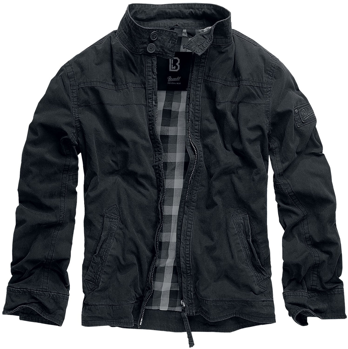 Veste mi-saison  de Brandit - Yellowstone - S à 5XL - pour Homme - noir - Brandit