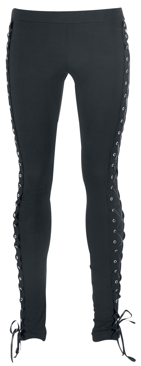 Legging Gothic de Vixxsin - Legging Lacé - S à XL - pour Femme - noir - Vixxsin - View 2