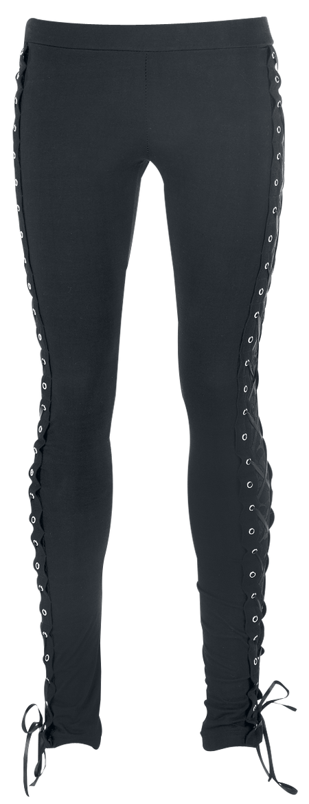 Legging Gothic de Vixxsin - Legging Lacé - S à XL - pour Femme - noir - Vixxsin - View 2