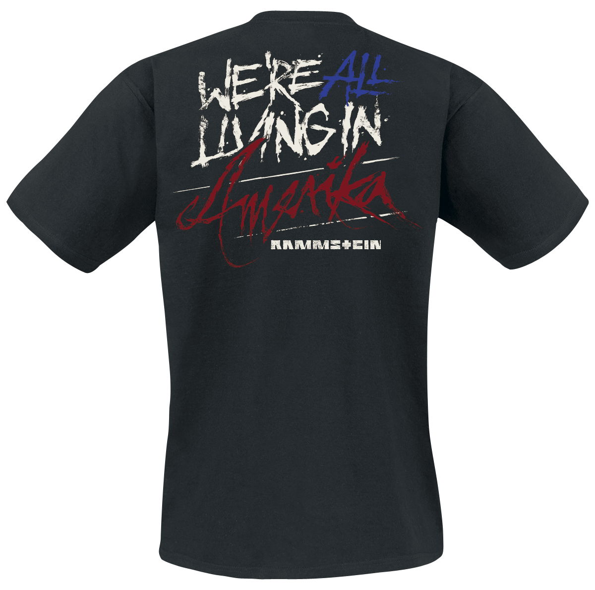 T-Shirt Manches courtes  de Rammstein - Amerika - M à 3XL - pour Homme - noir - Rammstein - View 2