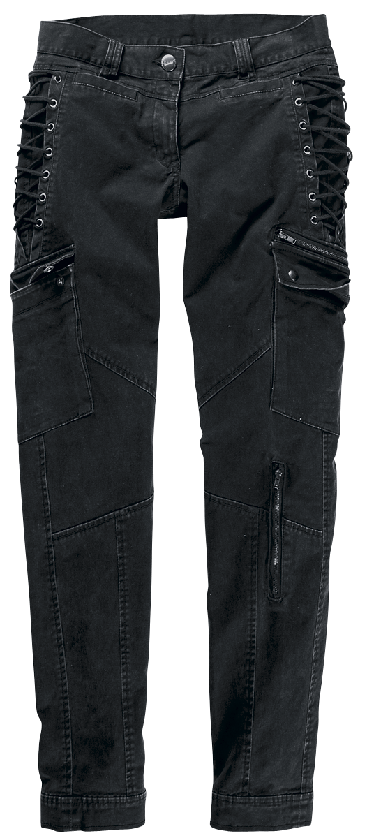 Jean  de Brandit - Midnight Bondage - W28L30 - pour Femme - noir - Brandit - View 2