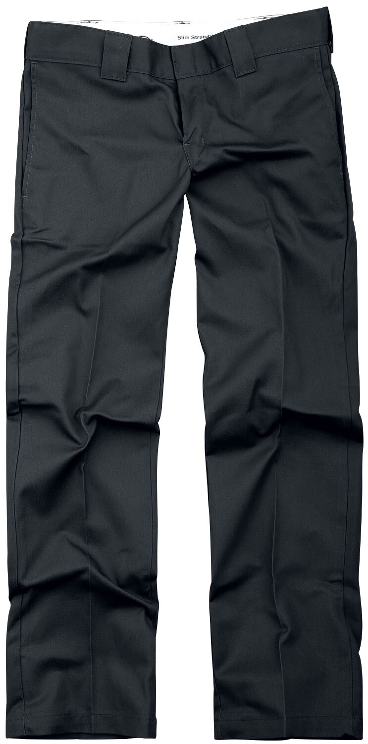 Chino Rockabilly de Dickies - Pantalon Slim Straight Work - W29L30 à W32L34 - pour Homme - noir - Dickies