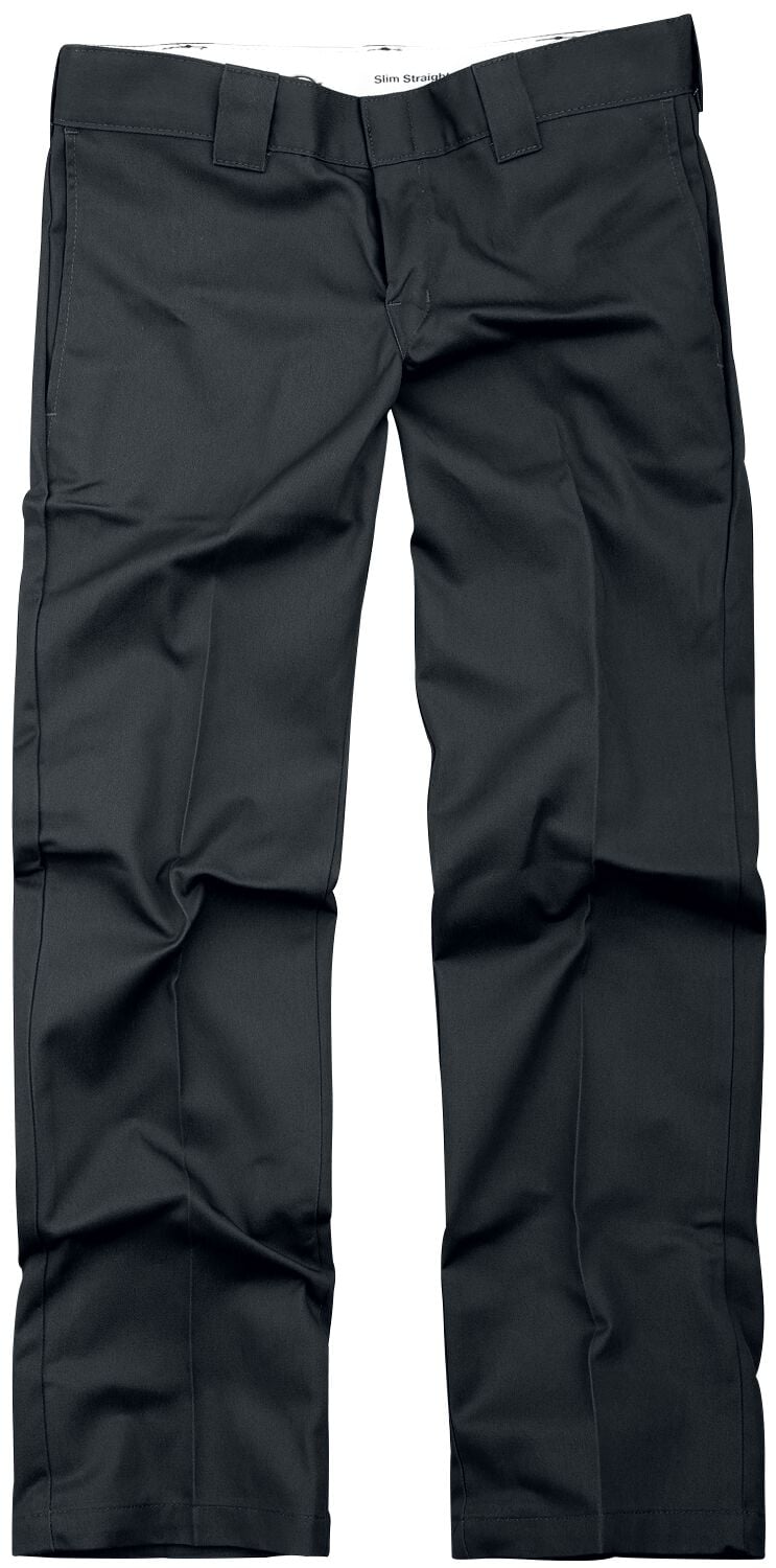 Chino Rockabilly de Dickies - Pantalon Slim Straight Work - W29L30 à W38L34 - pour Homme - noir - Dickies