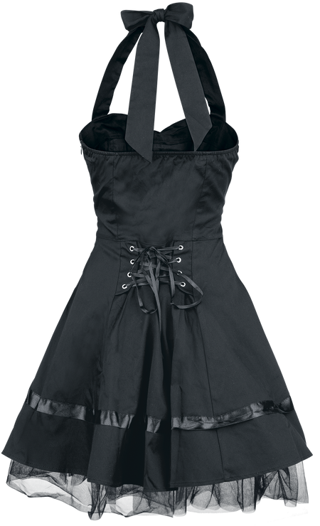 Robe courte Gothic de H&R London - Robe Lacée En Coton - XS à XXL - pour Femme - noir - H&R London - View 2