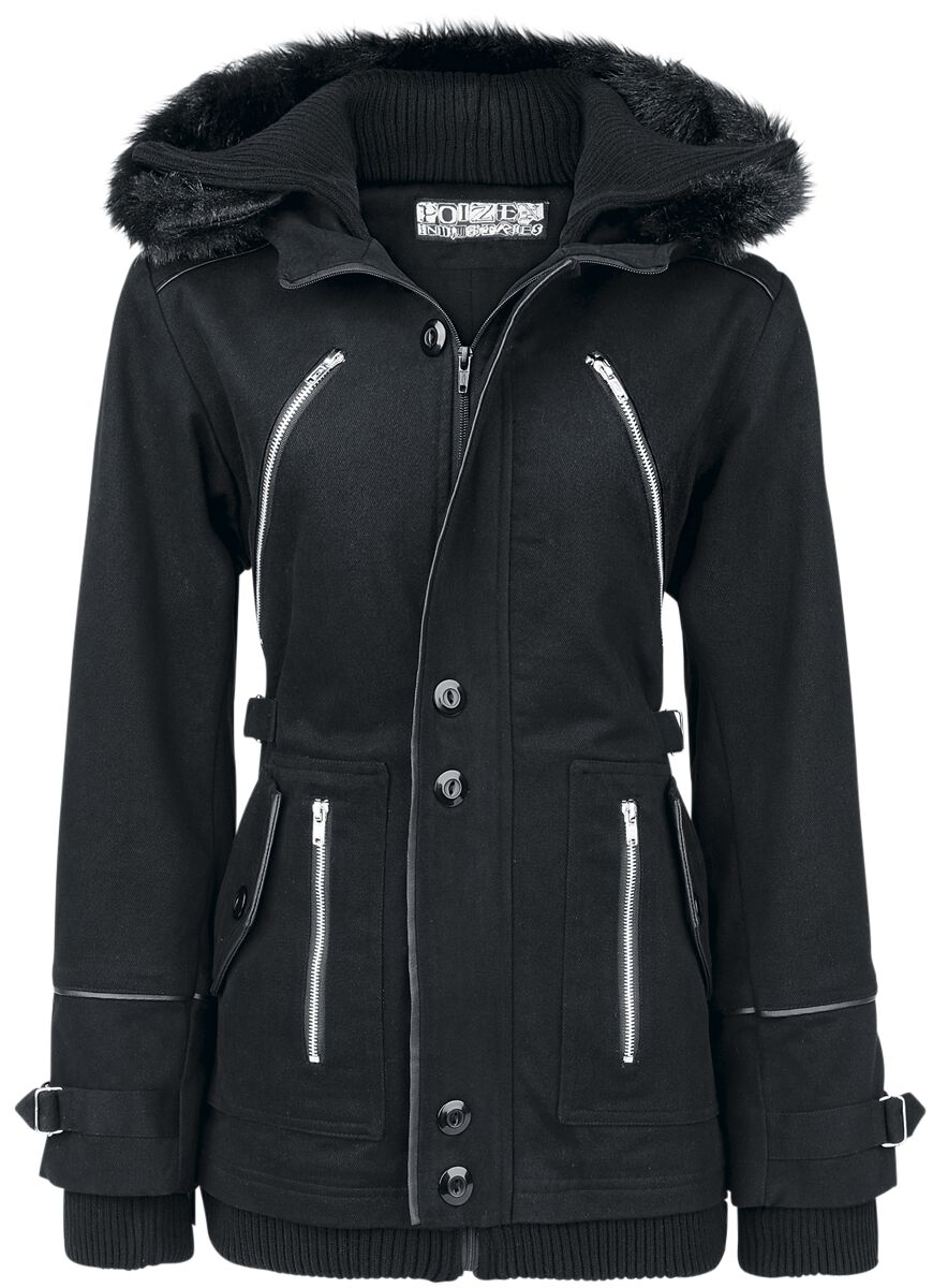 Veste d'hiver  de Poizen Industries - Manteau Chase - S à XL - pour Femme - noir - Poizen Industries