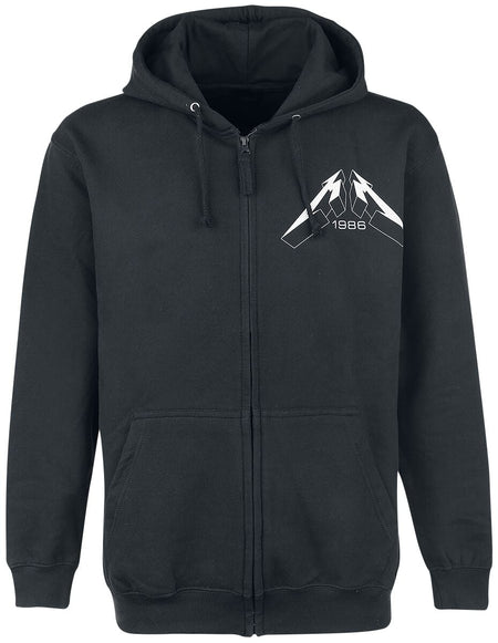 Sweat-shirt zippé à capuche  de Metallica - Master Of Puppets Faded - M à XXL - pour Homme - noir - metallica