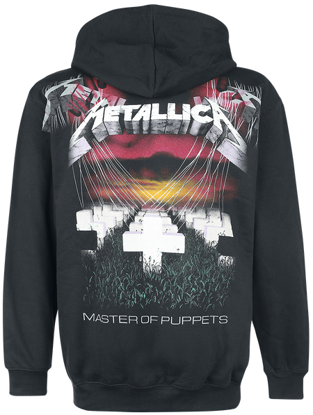 Sweat-shirt zippé à capuche  de Metallica - Master Of Puppets Faded - M à XL - pour Homme - noir - metallica - View 2