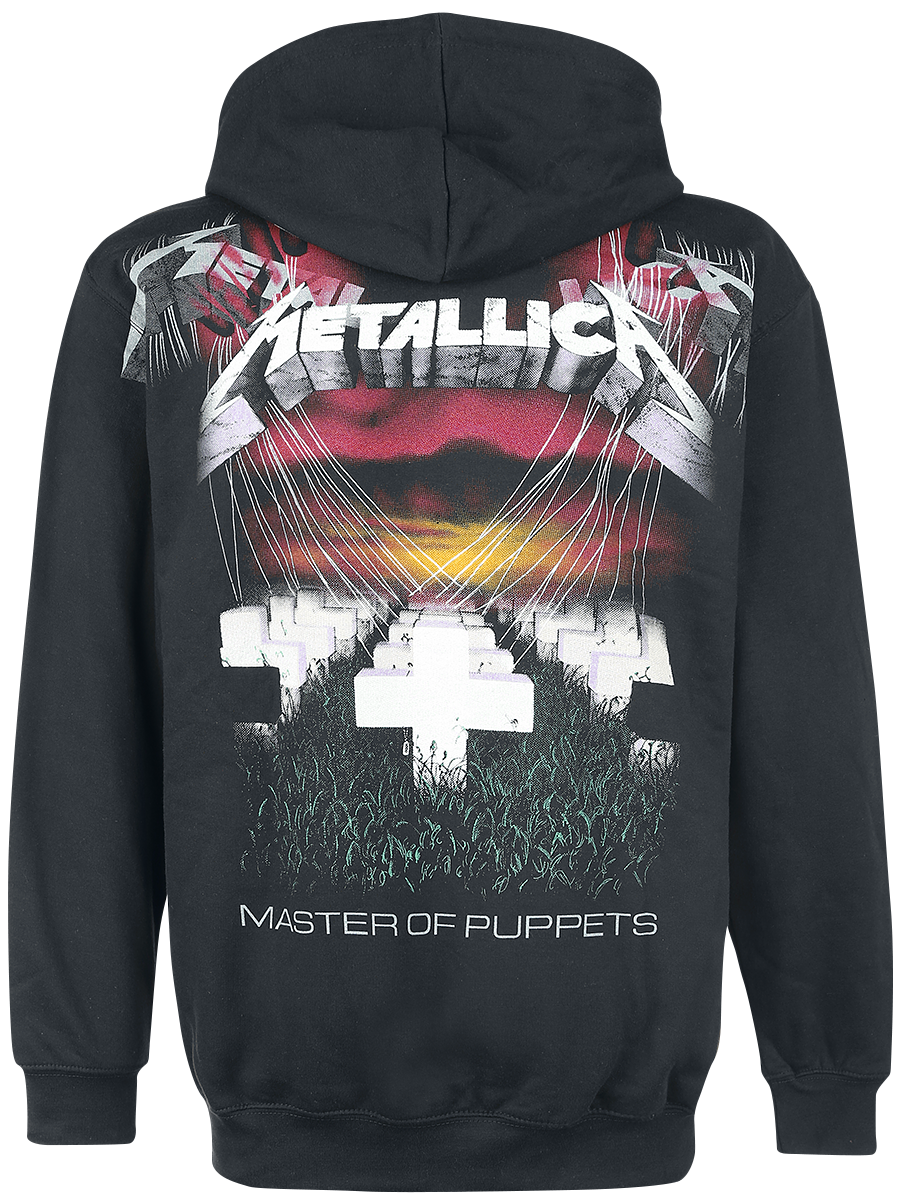 Sweat-shirt zippé à capuche  de Metallica - Master Of Puppets Faded - M à XXL - pour Homme - noir - metallica - View 2