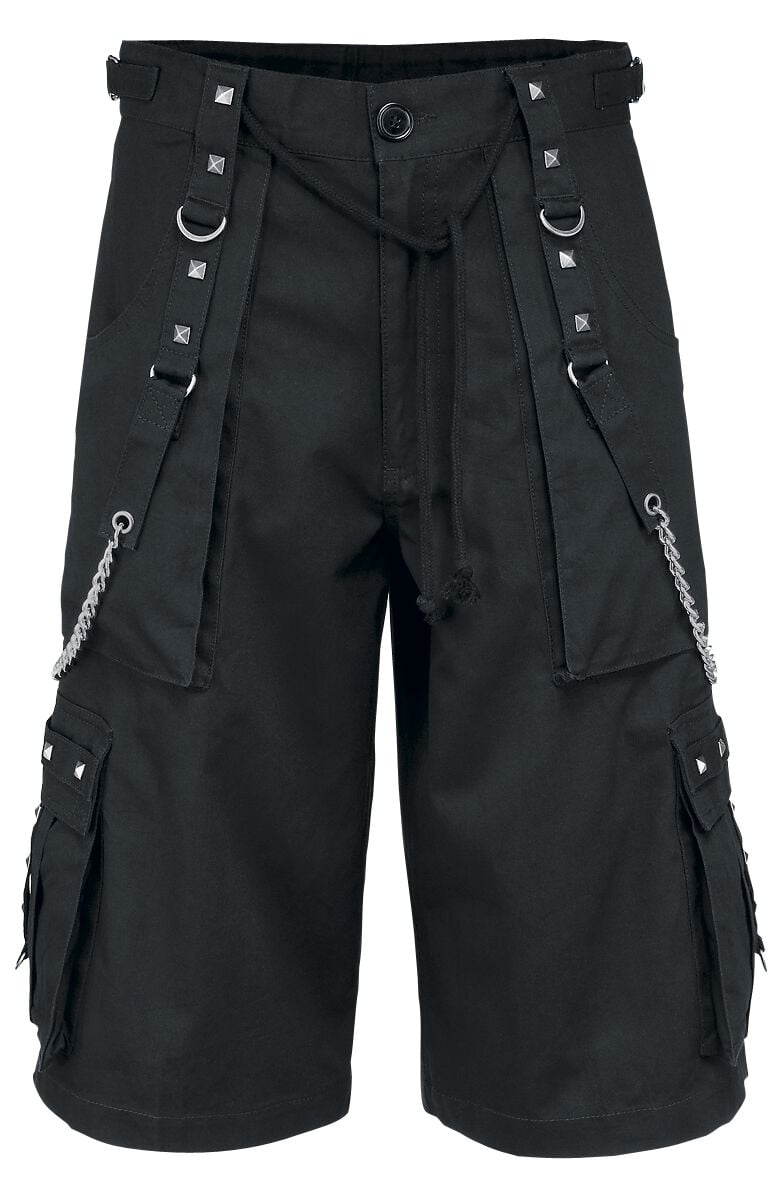 Short Gothic de Brandit - Short Avec Chaînes - S à 7XL - pour Homme - noir - Brandit