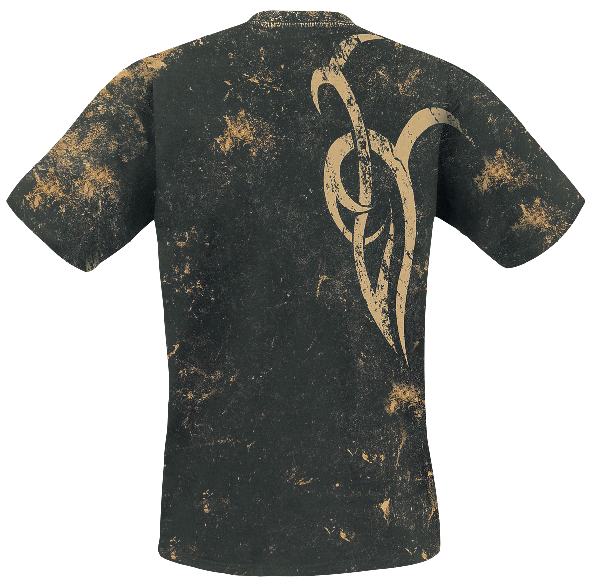 T-Shirt Manches courtes  de Outer Vision - Marble Tattoo - S à 3XL - pour Homme - noir - Outer Vision - View 2
