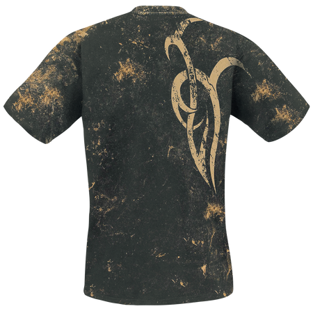 T-Shirt Manches courtes  de Outer Vision - Marble Tattoo - S à 3XL - pour Homme - noir - Outer Vision - View 2