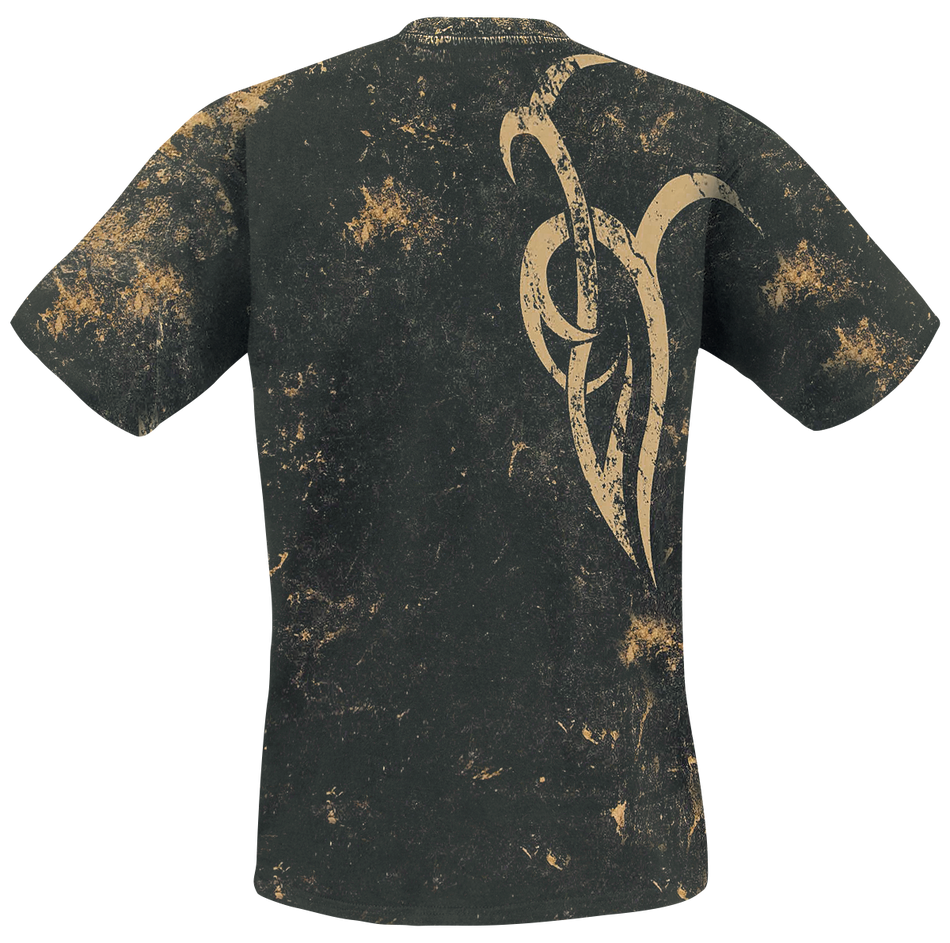 T-Shirt Manches courtes  de Outer Vision - Marble Tattoo - S à 3XL - pour Homme - noir - Outer Vision - View 2