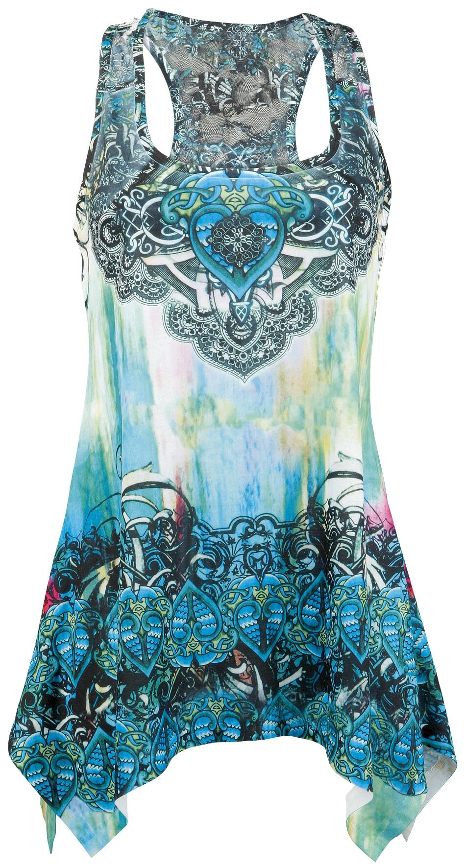 Top  de Innocent - Cœur Celtique - XS à M - pour Femme - pétrole - innocent