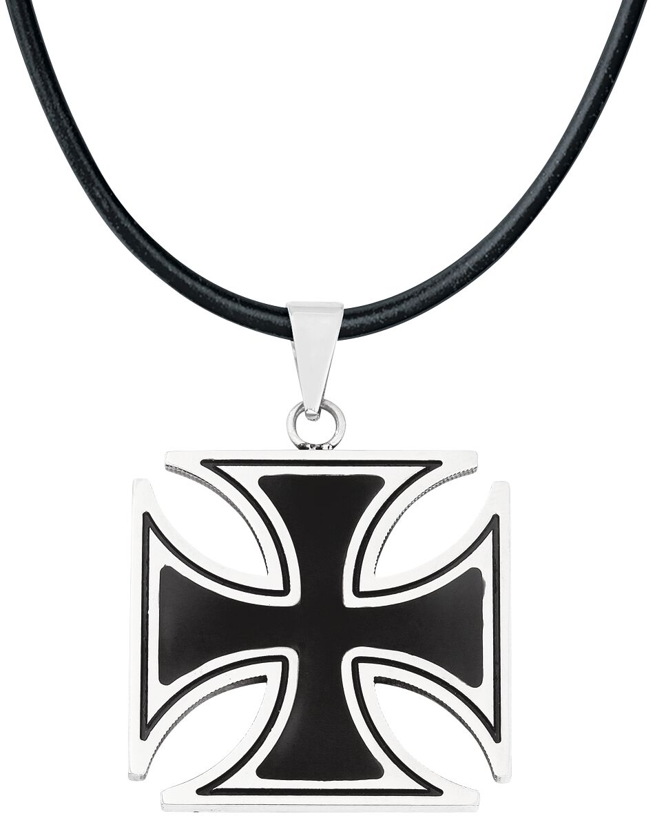 Pendentif  de etNox hard and heavy - Croix De Fer Noire - pour Homme - Standard - etNox hard and heavy