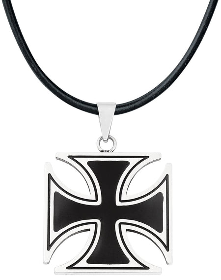 Pendentif  de etNox hard and heavy - Croix De Fer Noire - pour Homme - Standard - etNox hard and heavy