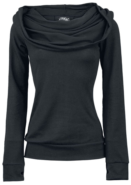 Sweat-shirt à capuche Gothic de Vixxsin - Rest - XS à XXL - pour Femme - noir - Vixxsin