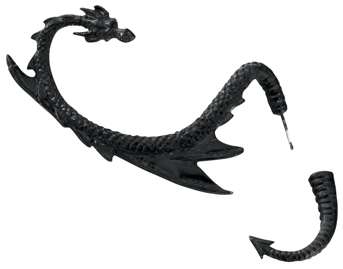 Bijou d'oreille Gothic de Alchemy Gothic - The Dragon Lure - pour Femme - Standard - Alchemy Gothic - View 2