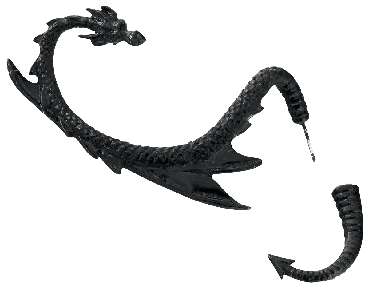 Clous d'oreilles Gothic de Alchemy Gothic - The Dragon Lure - pour Femme - Standard - Alchemy Gothic - View 2
