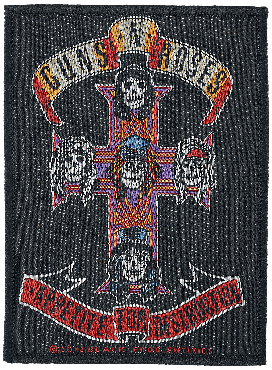 Patch  de Guns N' Roses - Appetite - pour Unisexe - Standard - Guns N' Roses - View 2