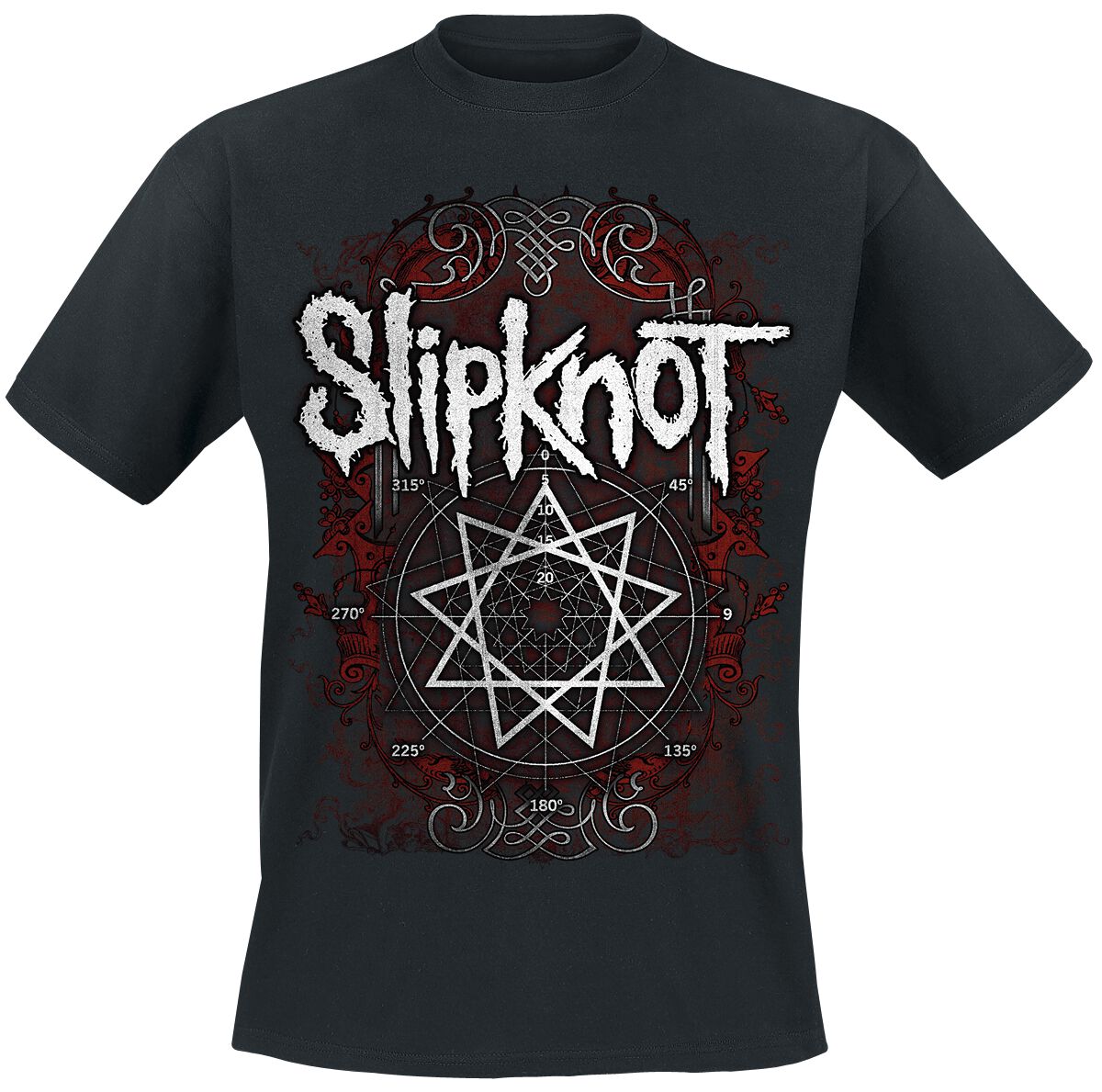 T-Shirt Manches courtes  de Slipknot - Framed Flourishes - S à XXL - pour Homme - noir - Slipknot