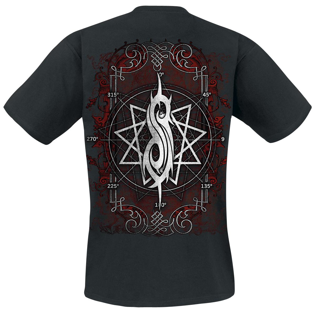 T-Shirt Manches courtes  de Slipknot - Framed Flourishes - S à XXL - pour Homme - noir - Slipknot - View 2