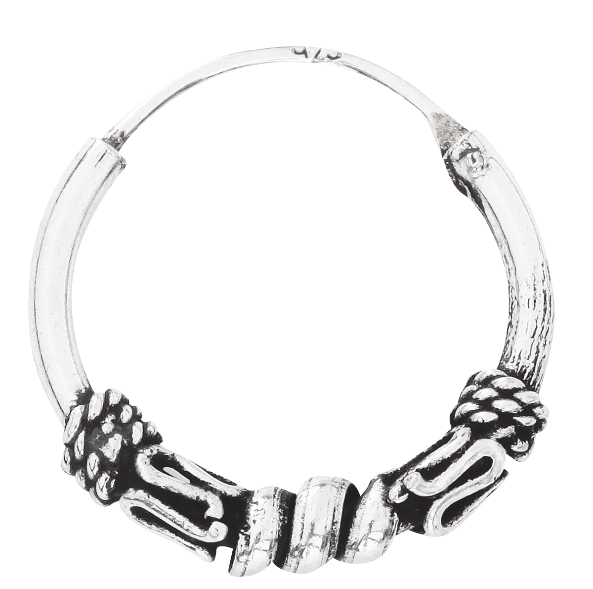 Boucles d'oreilles  de etNox - Créoles Ornemental - pour Unisexe - Standard - etNox - View 2