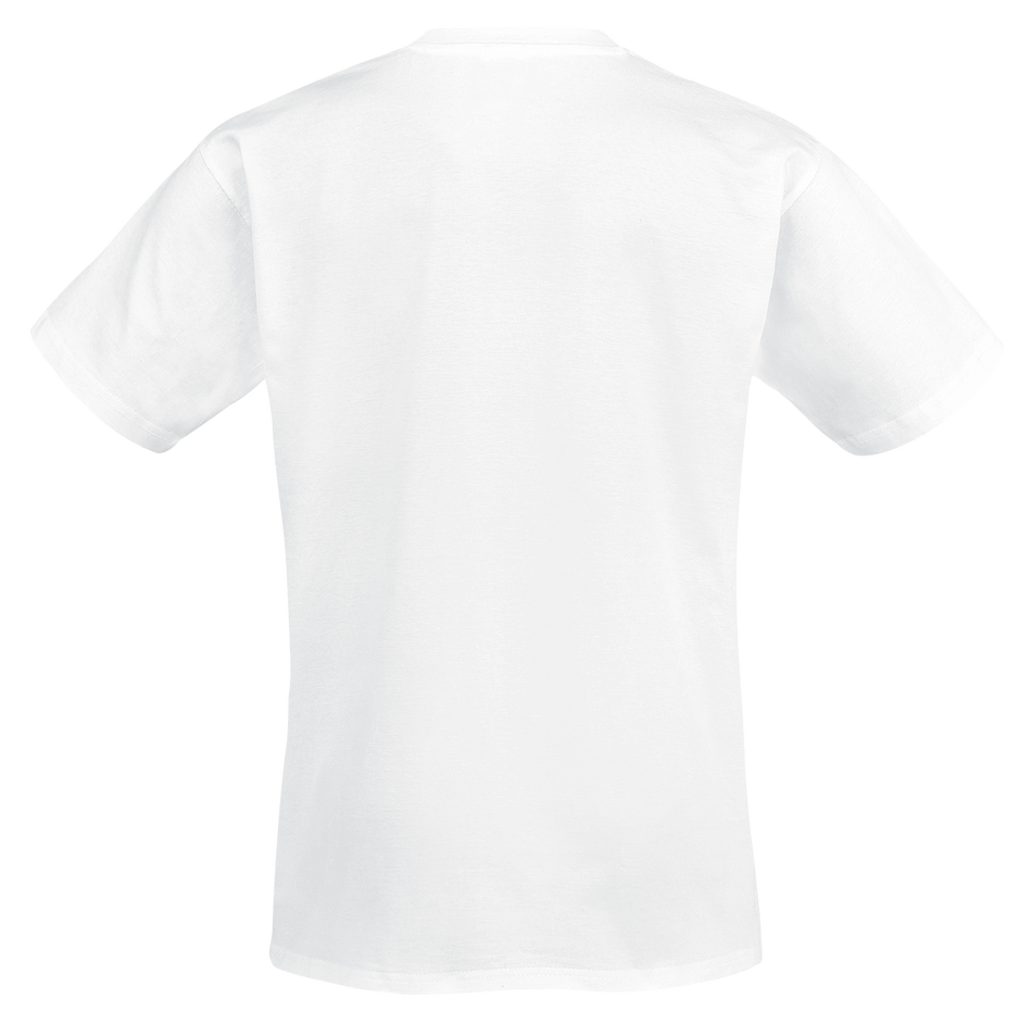 T-Shirt Manches courtes  de Booze & Tattoos - S à 3XL - pour Homme - blanc - Booze & Tattoos - View 2