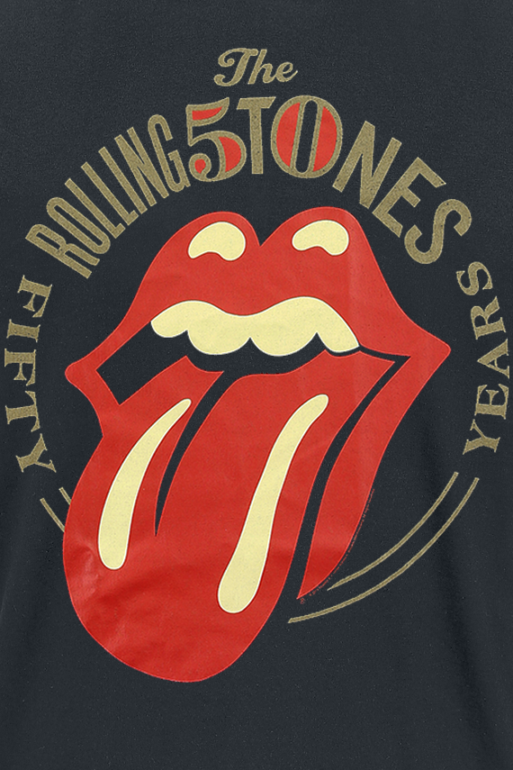 T-Shirt Manches courtes  de The Rolling Stones - 50 Years - M à 3XL - pour Homme - noir - The Rolling Stones - View 2