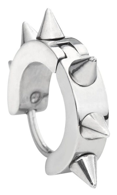 Boucles d'oreilles  de etNox hard and heavy - Spikes - pour Unisexe - couleur argent - etNox hard and heavy