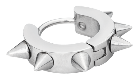 Boucles d'oreilles  de etNox hard and heavy - Spikes - pour Unisexe - couleur argent - etNox hard and heavy - View 2