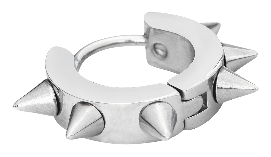 Boucles d'oreilles  de etNox hard and heavy - Spikes - pour Unisexe - couleur argent - etNox hard and heavy - View 2