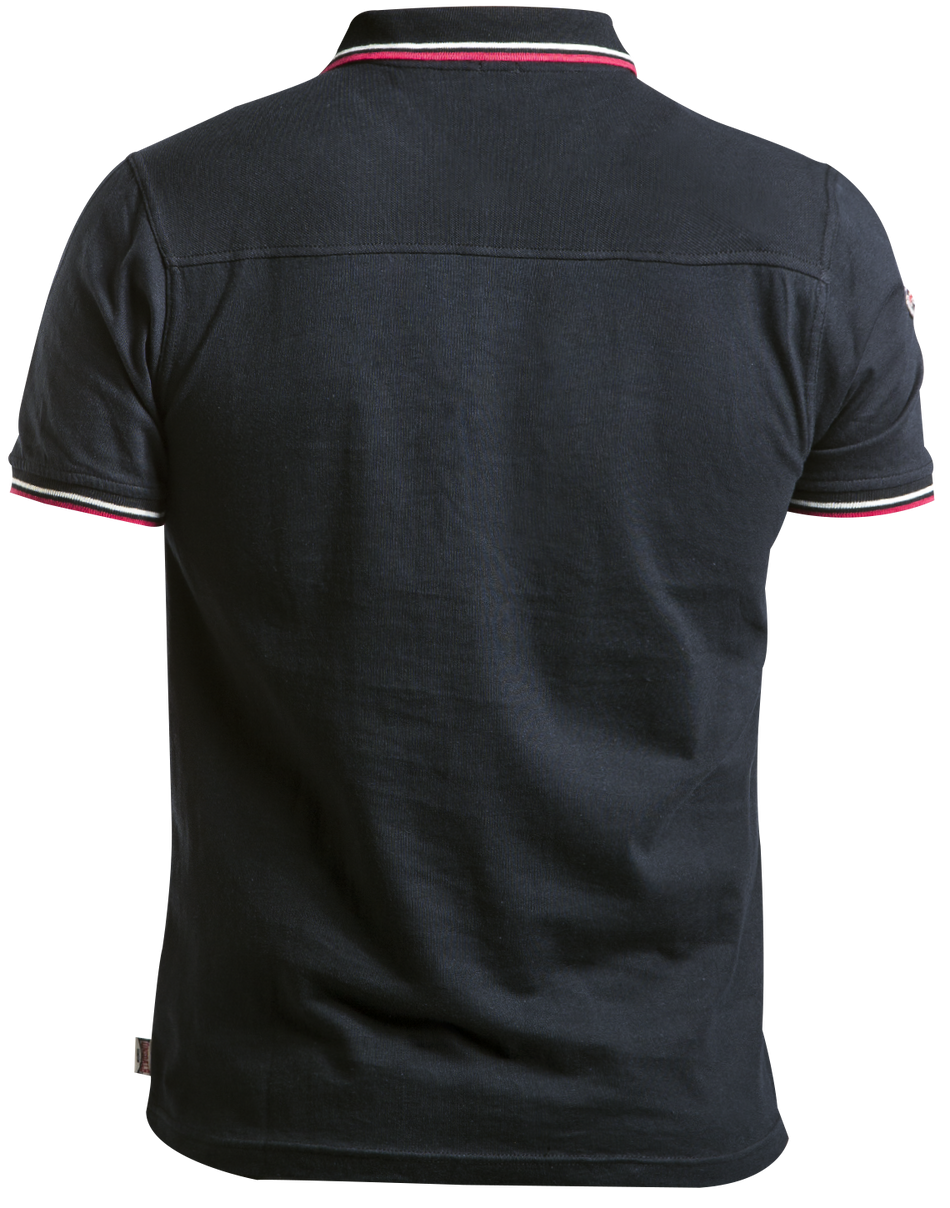 Polo Rockabilly de Lonsdale London - Lynton - M à 3XL - pour Homme - noir - Lonsdale London - View 2