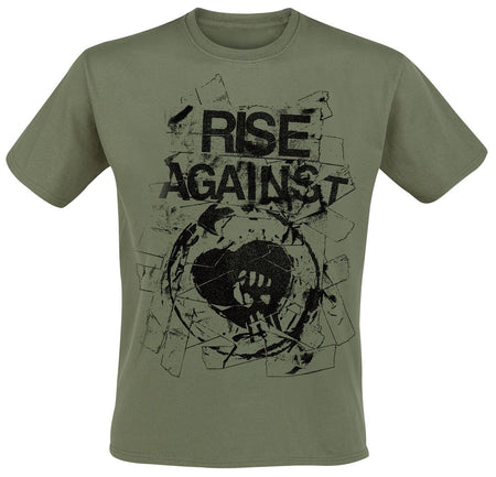T-Shirt Manches courtes  de Rise Against - Tape - S à XXL - pour Homme - olive - Rise Against