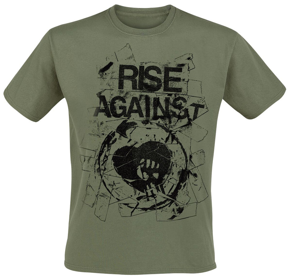 T-Shirt Manches courtes  de Rise Against - Tape - S à XXL - pour Homme - olive - Rise Against
