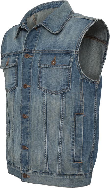 Veste  de Urban Classics - Denim Sans Manches - S à 5XL - pour Homme - bleu clair - Urban Classics - View 2