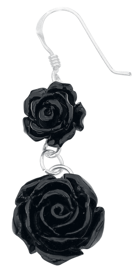 Boucles d'oreilles Gothic de etNox - Black Roses - pour Femme - standard - etNox - View 2