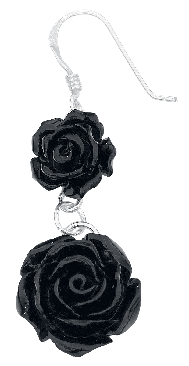 Boucles d'oreilles Gothic de etNox - Black Roses - pour Femme - standard - etNox - View 2