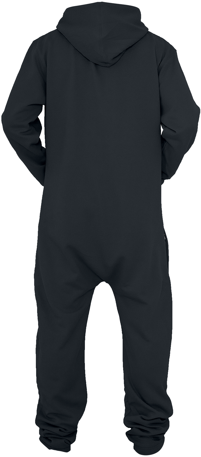 Combinaison  de Urban Classics - Combinaison Molletonnée - XS-S à 3XL-4XL - pour Homme - noir - Urban Classics - View 2