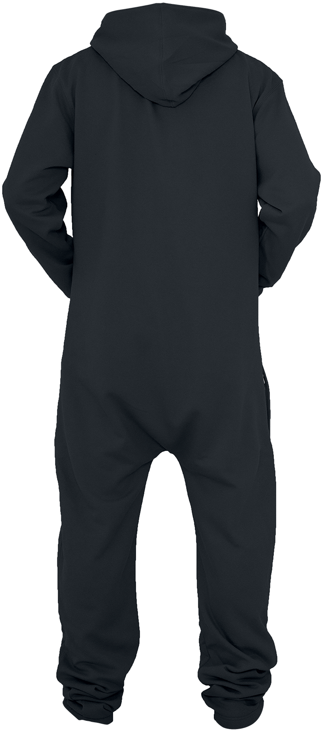 Combinaison  de Urban Classics - Combinaison Molletonnée - XS-S à 3XL-4XL - pour Homme - noir - Urban Classics - View 2