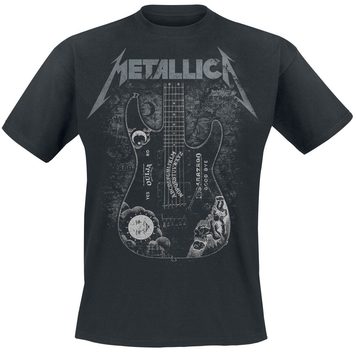 T-Shirt Manches courtes  de Metallica - Hammett Ouija Guitar - S à 3XL - pour Unisexe - noir - metallica